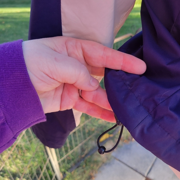 💥💥SOLD💥💥Columbia Snowy Onmi Shield Purple & White Softshell Ski Jacket-1X - Picture 12 of 13